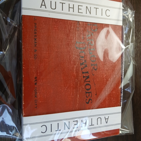 Parlor Dominoes is a faithful reproduction of one of their original sets. New - Picture 2 of 7